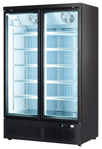 Thermaster LG-1000BGBMF 930L Double Door Supermarket Fridge