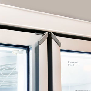 Thermaster LG-1500GBMF 1450L Triple Door Supermarket Fridge