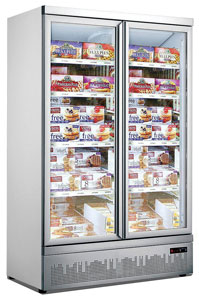 Thermaster LG-1000GBMF 930L Double Door Supermarket Fridge