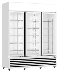 Thermaster LG-1203P 1065L 3 Glass Door Colourbond Upright Fridge