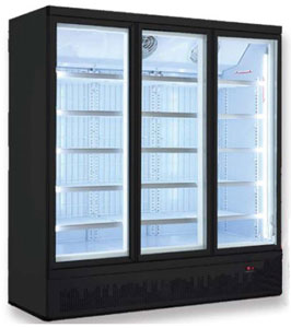 Thermaster LG-1500BGBM 1664L Triple Door Supermarket Fridge