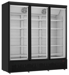 Thermaster LG-1500BGBMF 1450L Triple Door Supermarket Freezer