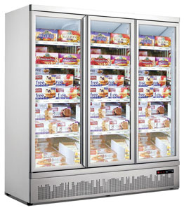 Thermaster LG-1500GBMF 1450L Triple Door Supermarket Fridge