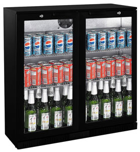 Thermaster LG-208HC 2 Door 188L Underbench Bar Fridge
