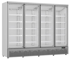 Thermaster LG-2200GBM Four Door 2248L Supermarket Upright Fridge