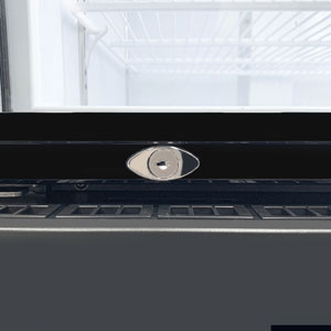 Thermaster LG-370BP 370L Single Glass Door Colourbond Upright Fridge