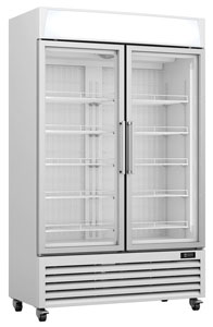 Thermaster LG-800PF 800L Single Glass Door Upright Freezer