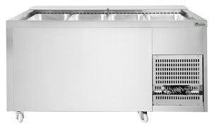 Thermaster PG150FA-XB 2 Door Cold Bench Salad Station - 4 x 1/1 GN Pans