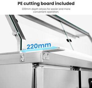 Thermaster PG180FA-XG 5 x 1/1 GN Pans Salad & Noodle Bar