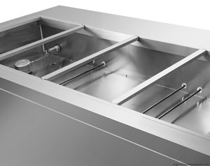 Thermaster PG180FE-XB Wet and Dry Bain Marie Display - 4 x 1/1 GN Pans