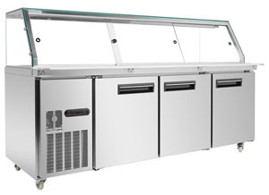 Thermaster PG210FA-XG 6 x 1/1 GN Pans Salad & Noodle Bar