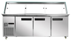 Thermaster PG210FA-XG 6 x 1/1 GN Pans Salad & Noodle Bar