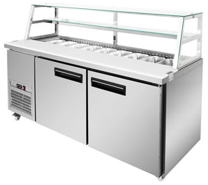 Thermaster SCB/18 Deluxe 2 Large Door Sandwich Bar