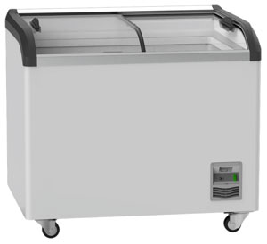 Thermaster SD-306K Glass Sliding Lid 306L Heavy Duty Supermarket Freezer