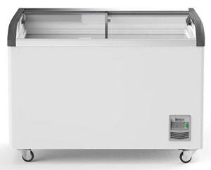 Thermaster SD-406K Glass Sliding Lid 406L Heavy Duty Supermarket Freezer
