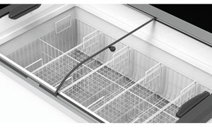 Thermaster SD-506K Glass Sliding Lid 506L Heavy Duty Supermarket Freezer