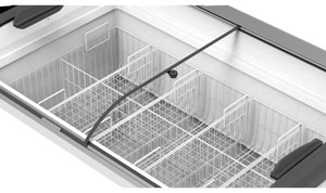 Thermaster SD-666K Glass Sliding Lid 666L Heavy Duty Supermarket Freezer