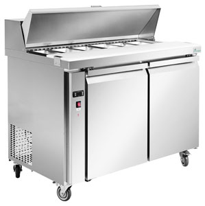 Thermaster SLB120 2 Door Sandwich Preparation Fridge