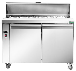 Thermaster SLB120 2 Door Sandwich Preparation Fridge