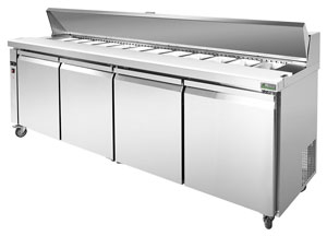Thermaster SLB240 4 Door Sandwich Preparation Fridge