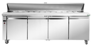 Thermaster SLB240 4 Door Sandwich Preparation Fridge
