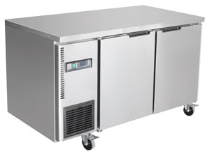 Thermaster TL1200BT Stainless Steel 2 Door 1500mm Workbench Freezer