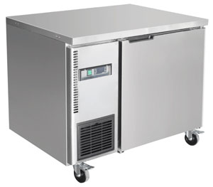 Thermaster TS900TN Stainless Steel Single Door 900mm Workbench Fridge