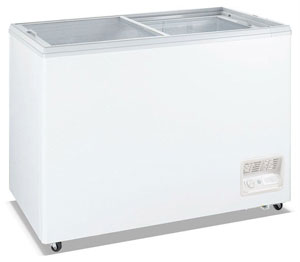 Thermaster WD-200F Glass Sliding Lid Heavy Duty Chest Freezer