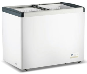 Thermaster WD336G Flat Glass Sliding Lid 336L Chest Freezer