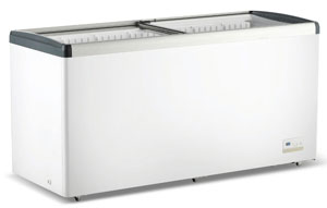 Thermaster WD516G Flat Glass Sliding Lid 516L Chest Freezer
