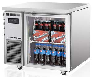 Turbo Air KGR9-1(600) 1 Glass Door Undercounter Fridge 600mm