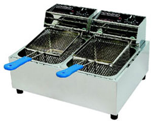 Woodson WFRT80 Double 8 Ltr Pan Deep Fryer