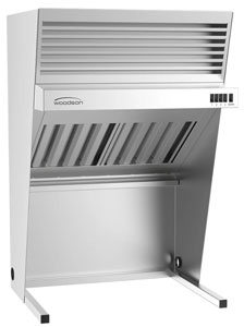 Woodson WCHD750 750mm Counter Top Ductless Filter Hood