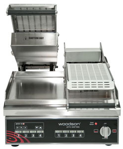 Woodson WGPC62SC Pro Series Twin Plates Computerised Contact Toaster