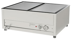 Woodson WBML21A 2/1Gn Bain Marie 6 x 1/6 @ 100mm Pans