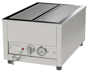 Woodson WBMS11R 1/1Gn Bain Marie 2 x 210mm Round Pots