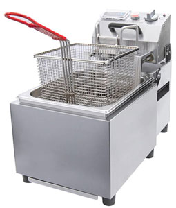 Woodson W.FAS80 Countertop 8 Ltr Digital Autolift Fryer