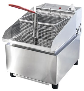 Woodson WFRS80 Single 8 Ltr Pan Deep Fryer