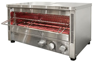 Woodson W.GTQI15 4 Slice Glass Element Toaster Griller