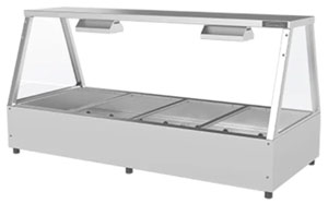 Woodson W.HFSS24 4 Module Hot Food Display Self Serve
