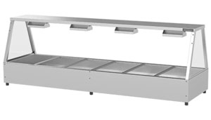 Woodson W.HFSS26 6 Module Hot Food Display Self Serve