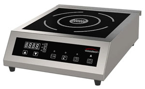 Woodson WI.HBCT.1L.3500 Countertop Large Single Induction Hob 15A