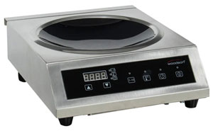 Woodson WI.WKCT.1.3500.W Countertop Induction Wok