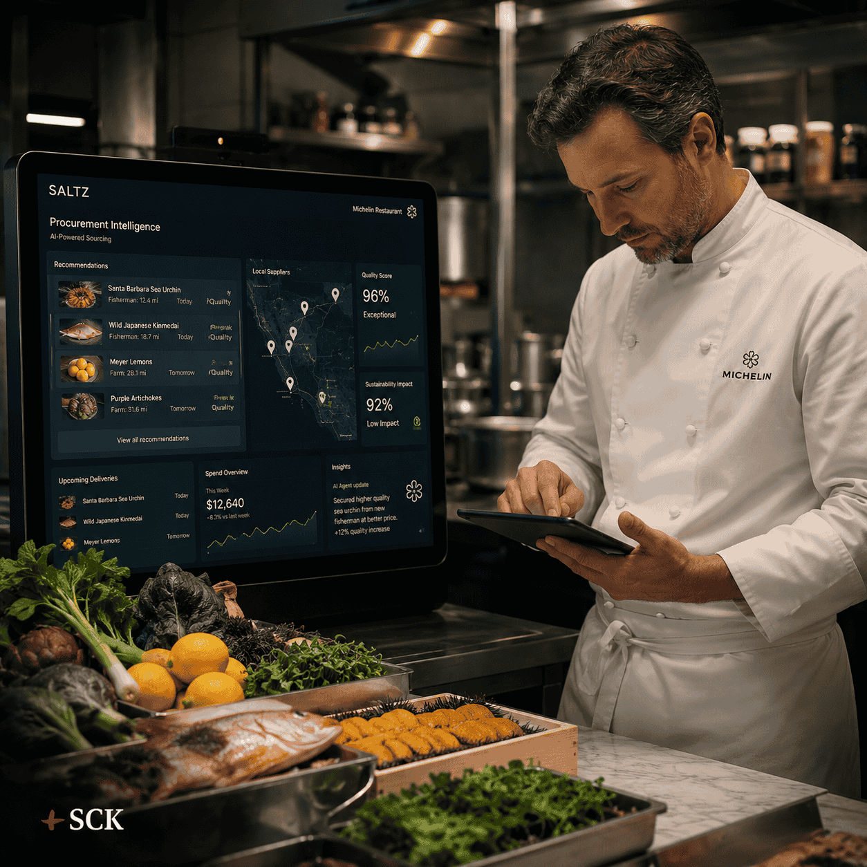 A Michelin-starred restaurant uses agentic AI to source the freshest ingredients possible