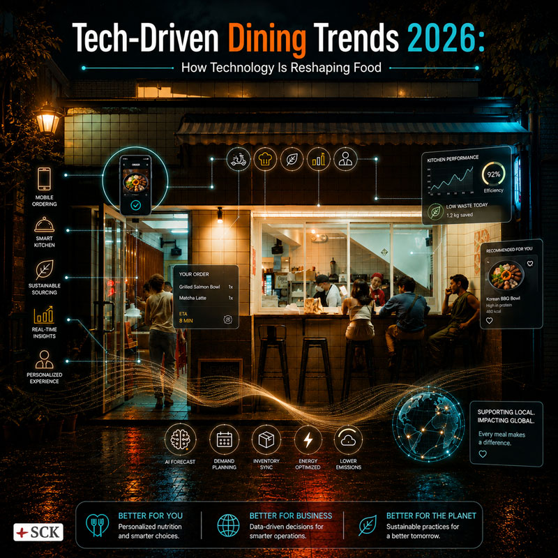 Tech-Driven Dining Trends 2026: How Technology Is Reshaping Food