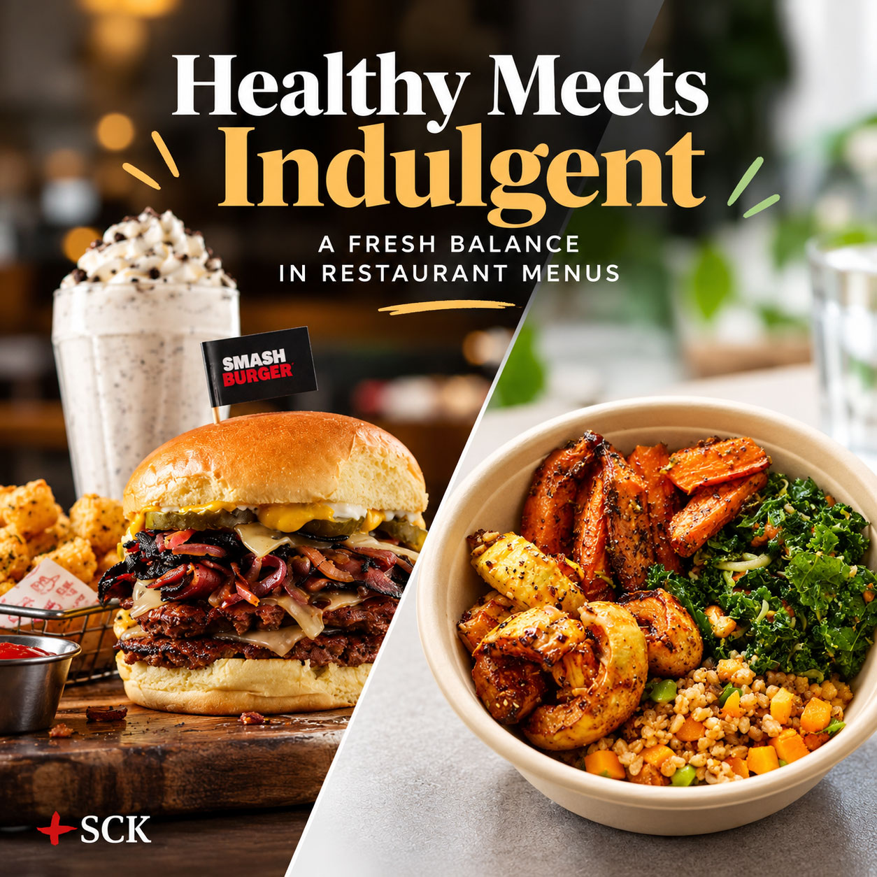 Healthy Meets Indulgent: The New Balance in Restaurant Menus