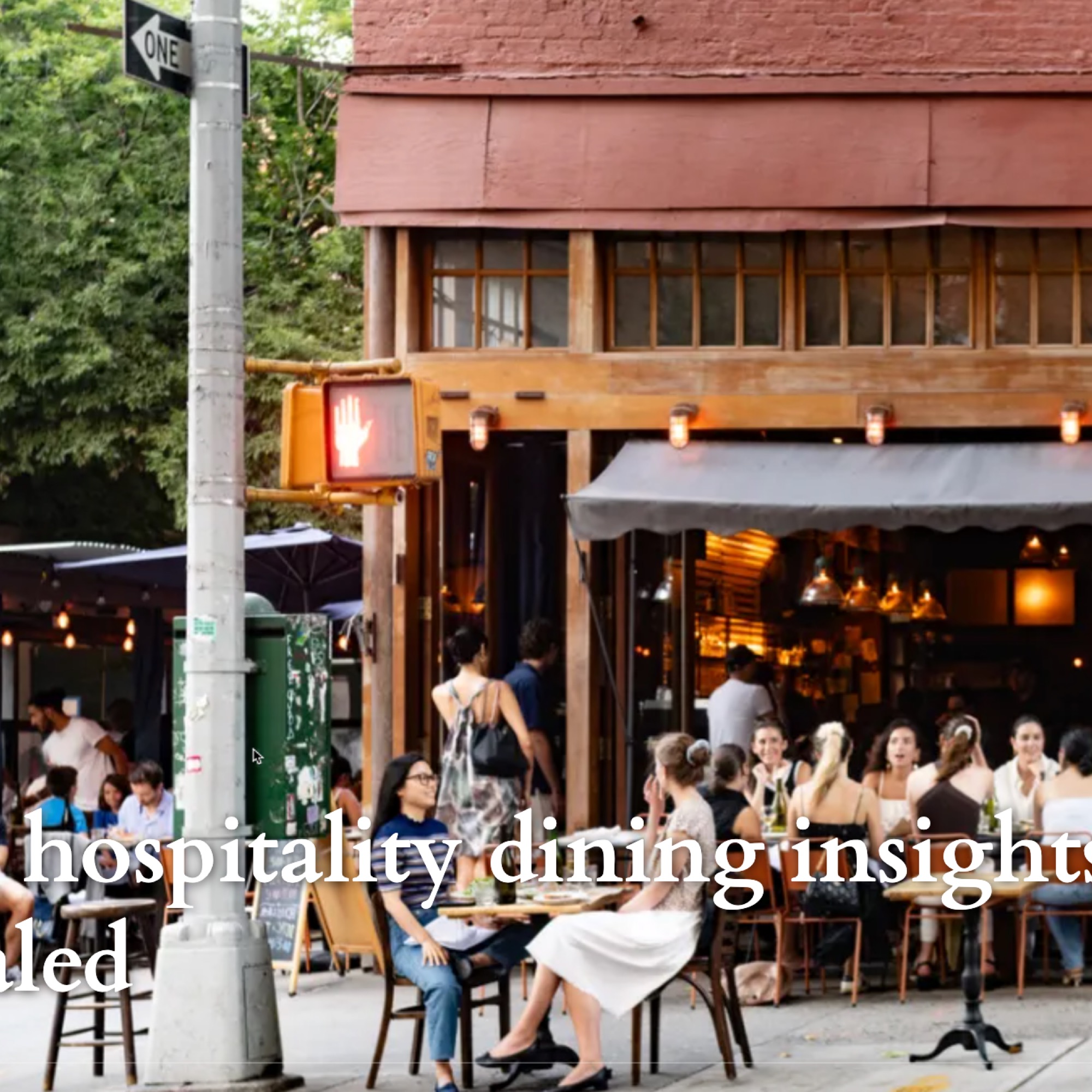 New hospitality dining insights revealed