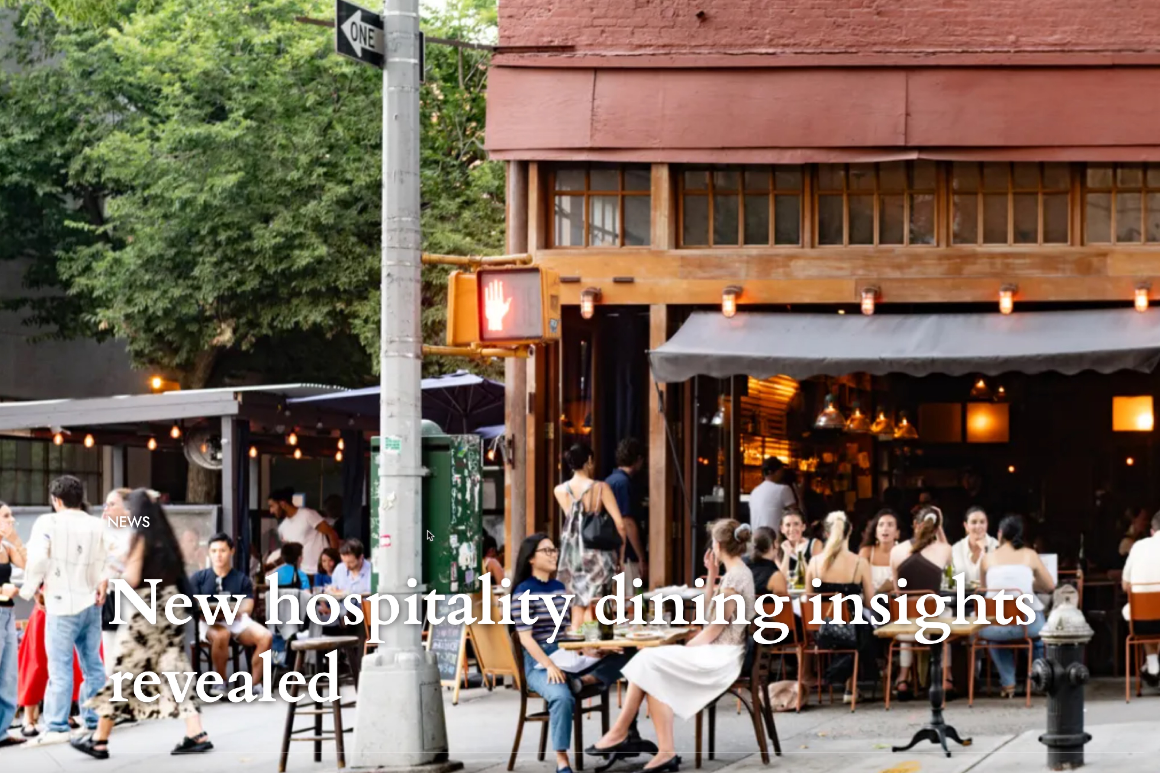 New hospitality dining insights revealed