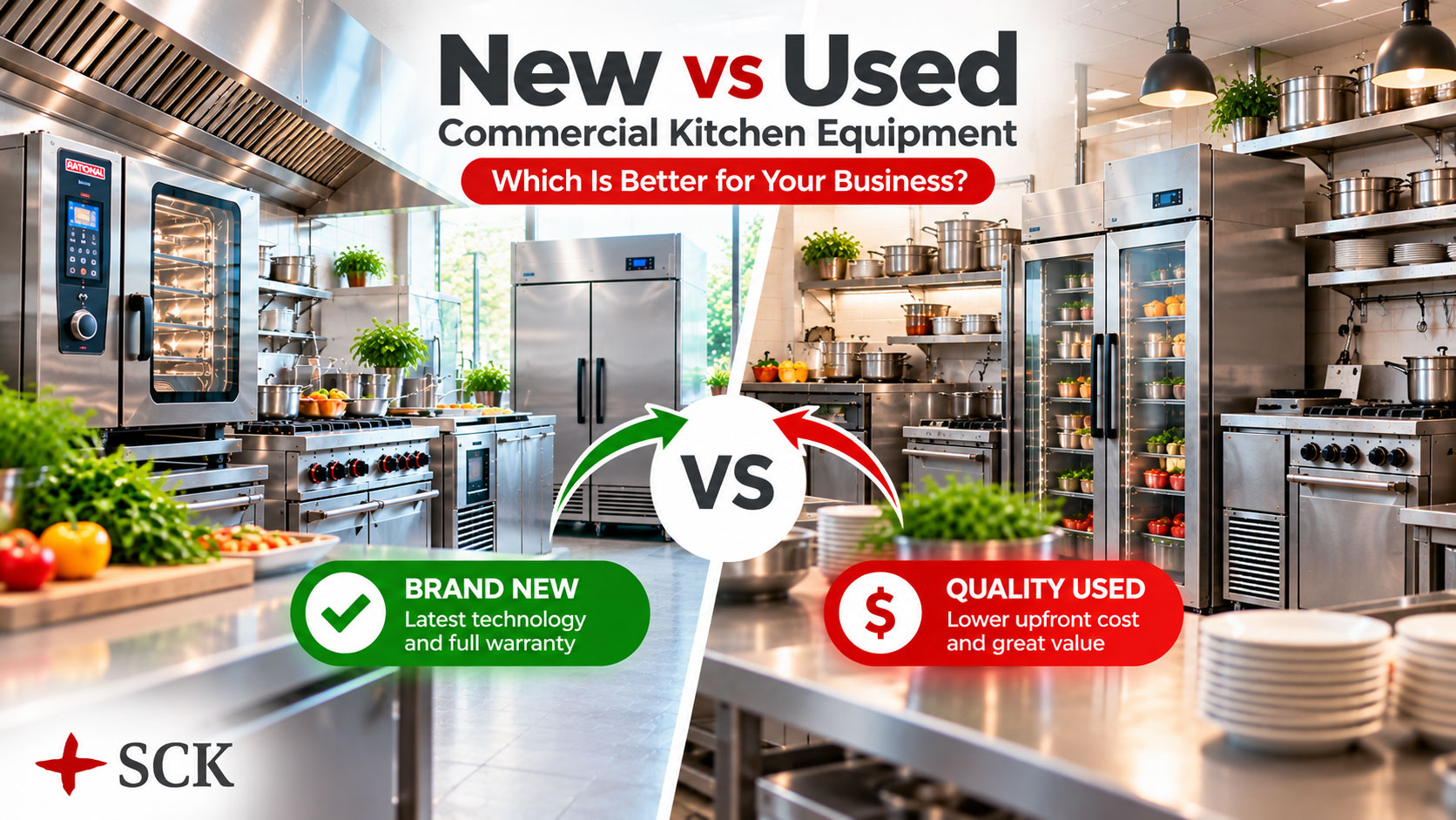 New vs Used Commercial Kitchen Equipment: Which Is Better for Your Business?