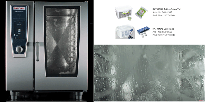 How easy is cleaning your combi oven?